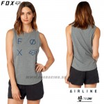 Oblečenie - Dámske, FOX W Staged muscle heather grey, šedý melír