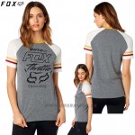 Oblečenie - Dámske, FOX dámske tričko Throttle Maniac top, šedý melír