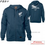 Oblečenie - Pánske, FOX mikina Honda Zip fleece, modrá