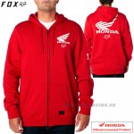 FOX mikina Honda Zip fleece, červená