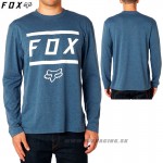 Oblečenie - Pánske, FOX tričko Listless L/S Tech, modrý melír