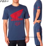 Oblečenie - Pánske, FOX tričko Honda Premium, modrá