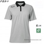 Oblečenie - Pánske, FOX tričko Redplate 360 s/s Tech polo, šedá