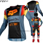 Moto oblečenie - Dresy, FOX motokrosový dres 360 Murc jersey, modro šedá
