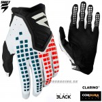 Shift rukavice 3Lack Pro 19, bielo čierna