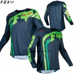 Moto oblečenie - Dresy, FOX motokrosový dres 180 Cota jersey, tm. modrá
