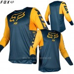 Moto oblečenie - Dresy, FOX dres 180 Przm jersey, modro žltá
