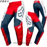 Moto oblečenie - Nohavice, FOX nohavice 180 Przm pant, modro červená