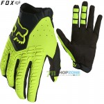 Moto oblečenie - Rukavice, FOX rukavice Pawtector glove 22, neon žltá