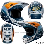 Zľavy - Moto, FOX prilba V2 Murc helmet ECE, bl. šedá