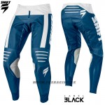 Moto oblečenie - Nohavice, Shift motokrosové nohavice 3Lack Strike 19, modrá