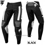 Moto oblečenie - Nohavice, Shift motokrosové nohavice 3Lack Strike 19, čierno biela