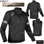Moto oblečenie - Bundy, FOX enduro bunda Legion jacket, čierna