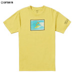 Oblečenie - Pánske, Captain Fin Ads Whoooo ss tee tričko, mineral yellow