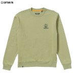 Oblečenie - Pánske, Captain Fin Shweaty Anchor crew sweatshirt, light army