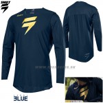 Moto oblečenie - Dresy, Shift dres 3Lue Label jersey, modro zlatá