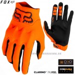Moto oblečenie - Rukavice, FOX Bomber Light rukavice, oranžovo čierna
