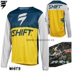 Moto oblečenie - Dresy, Shift Whit3 Label GP LE jersey blue/yellow, modro žltá