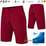FOX cyklistické šortky Flexair Lite short, čili červená