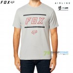 Zľavy - Oblečenie pánske, FOX tričko Midway Airline s/s tee, šedá/červená