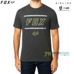 Zľavy - Oblečenie pánske, FOX tričko Midway Airline s/s tee, čierno šedá