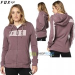 Oblečenie - Dámske, FOX mikina Solo Zip fleece, bl. fialová