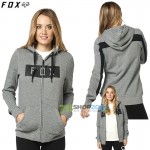 Oblečenie - Dámske, FOX mikina Solo Zip fleece, šedý melír