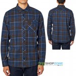 Oblečenie - Pánske, FOX Gamut Stretch flanelová košeľa, tmavo modrá