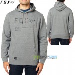FOX mikina Non Stop pullover, šedý melír