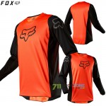 Moto oblečenie - Dresy, FOX dres 180 Prix jersey, neon oranžová