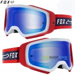 Moto oblečenie - Okuliare, FOX okuliare Airspace Simp, modrá/červ