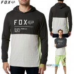 Oblečenie - Pánske, FOX Non Stop LS knit grey/black, šedo čierna