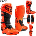 FOX Instinct boot moto čižmy, neon oranžová