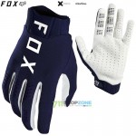 Moto oblečenie - Rukavice, FOX rukavice Flexair glove 21, modrá
