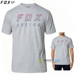 Zľavy - Oblečenie pánske, FOX tričko Neon Moth ss tee, bledo šedý melír