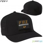 Oblečenie - Pánske, FOX šiltovka Serene flexfit hat, čierno zlatá