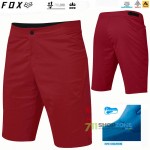 Zľavy - Cyklo pánske, FOX cyklistické šortky Ranger short, čili červená