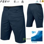 Zľavy - Cyklo pánske, FOX cyklistické šortky Ranger Utility short, modrá