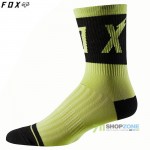 Cyklo oblečenie - Doplnky, FOX cyklo ponožky 6" Trail Sock Wurd, žltá