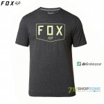 Oblečenie - Pánske, FOX tričko Shield ss Tech, čierny melír