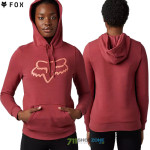Oblečenie - Dámske, FOX Boundary pullover fleece scarlet, tehlovo červená