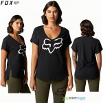 FOX dámske tričko Boundary ss Top, čierna