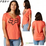 FOX dámske tričko Boundary ss Top, červená