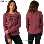Oblečenie - Dámske, FOX dámske tričko s dlhým rukávom Boundary LS top, staroružová