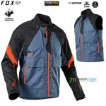 Moto oblečenie - Bundy, FOX enduro bunda Legion jacket, šedo modrá