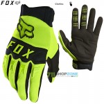 Moto oblečenie - Rukavice, FOX rukavice Dirtpaw glove 22, neon žltá
