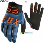 Moto oblečenie - Rukavice, FOX rukavice Legion Water glove, šedo modrá