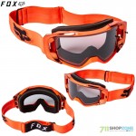 Moto oblečenie - Okuliare, FOX okuliare VUE Stray goggle, neon oranžová