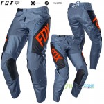 Moto oblečenie - Detské, FOX detské nohavice 180 Revn pant, šedo modrá