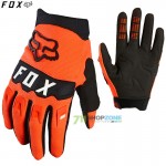 Moto oblečenie - Detské, FOX Dirtpaw Yth rukavice, neon oranžová